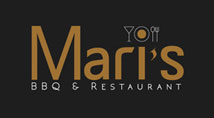maris BBQ and Restaurant graphic design myanmar